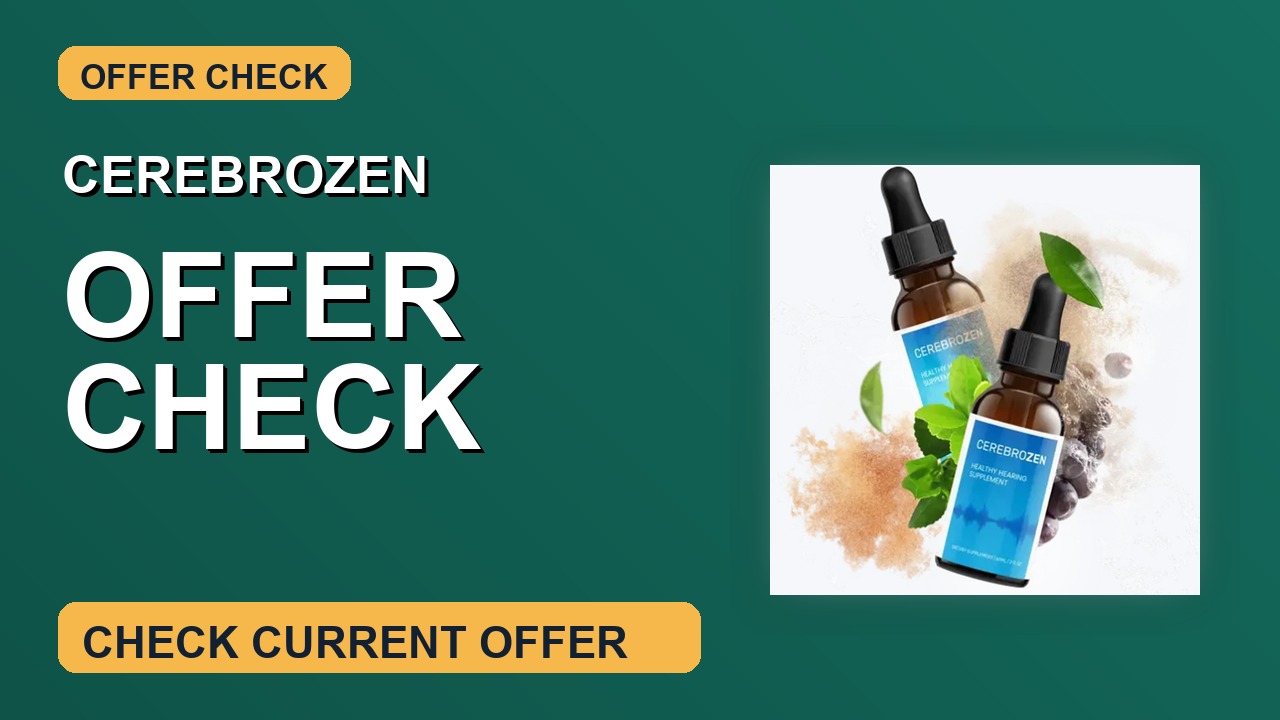 CEREBROZEN Discount Check thumbnail