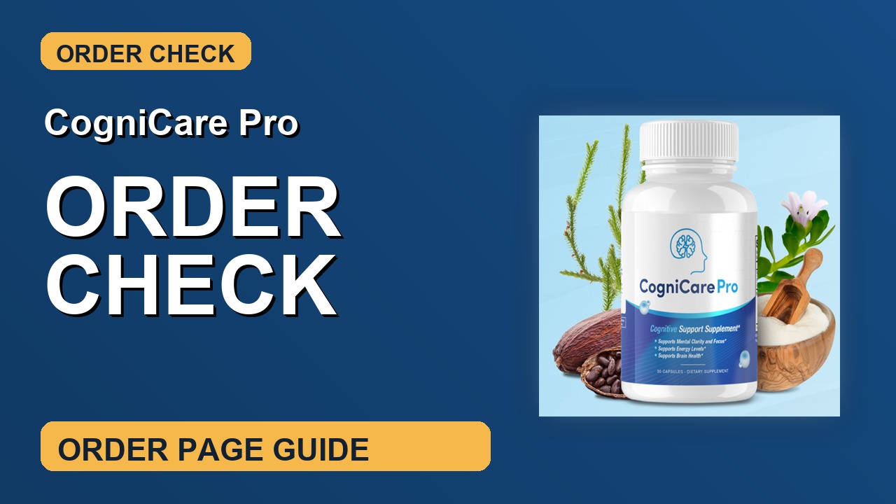 CogniCare Pro Order Check thumbnail