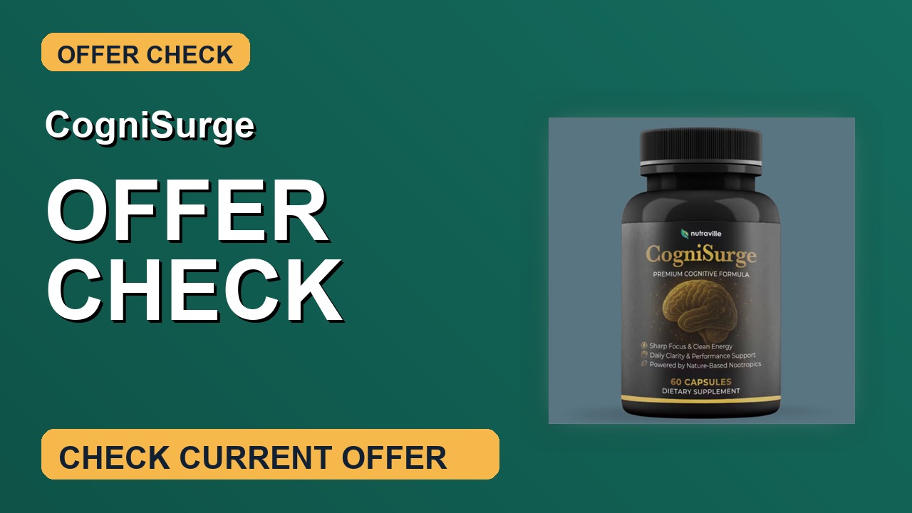 CogniSurge Discount Check thumbnail