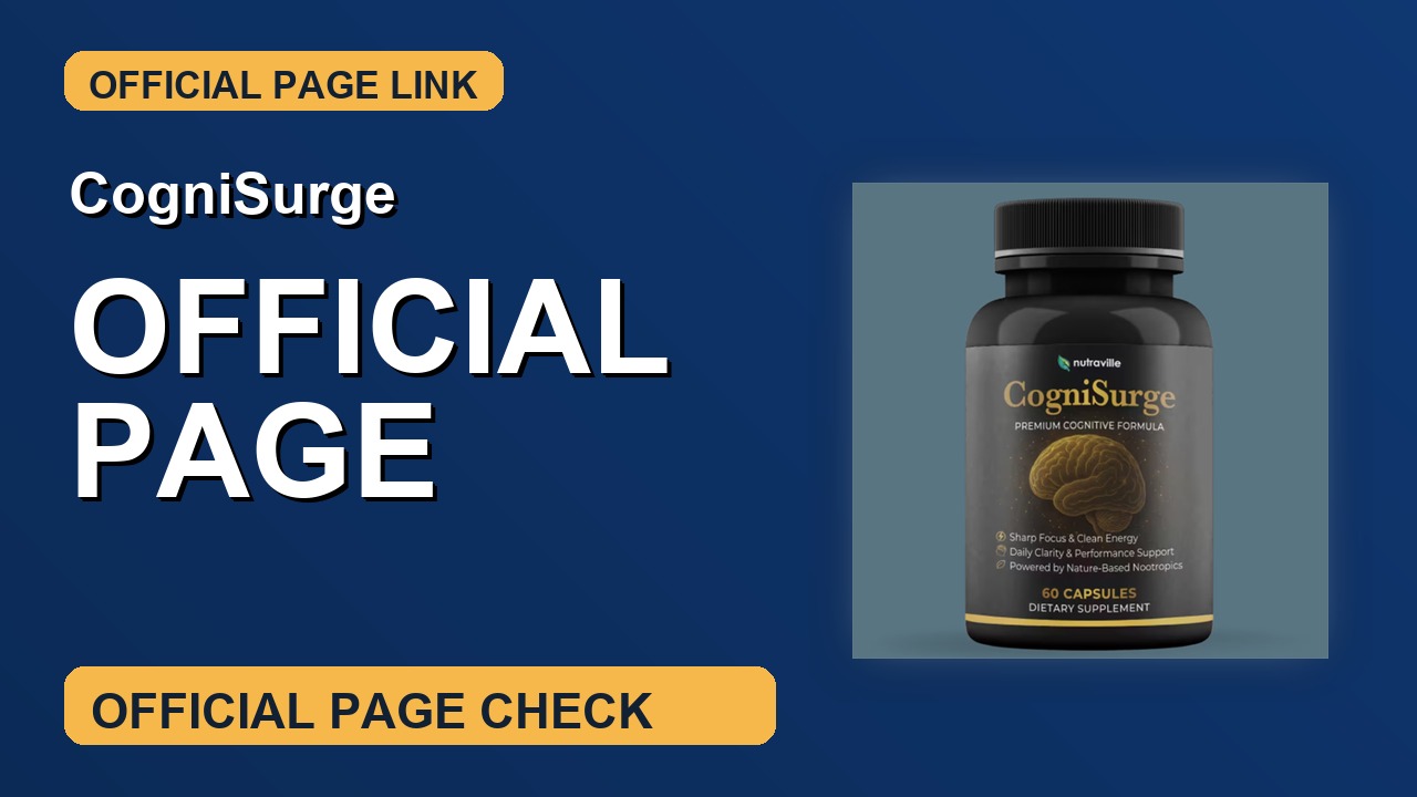 CogniSurge Official Website Check thumbnail
