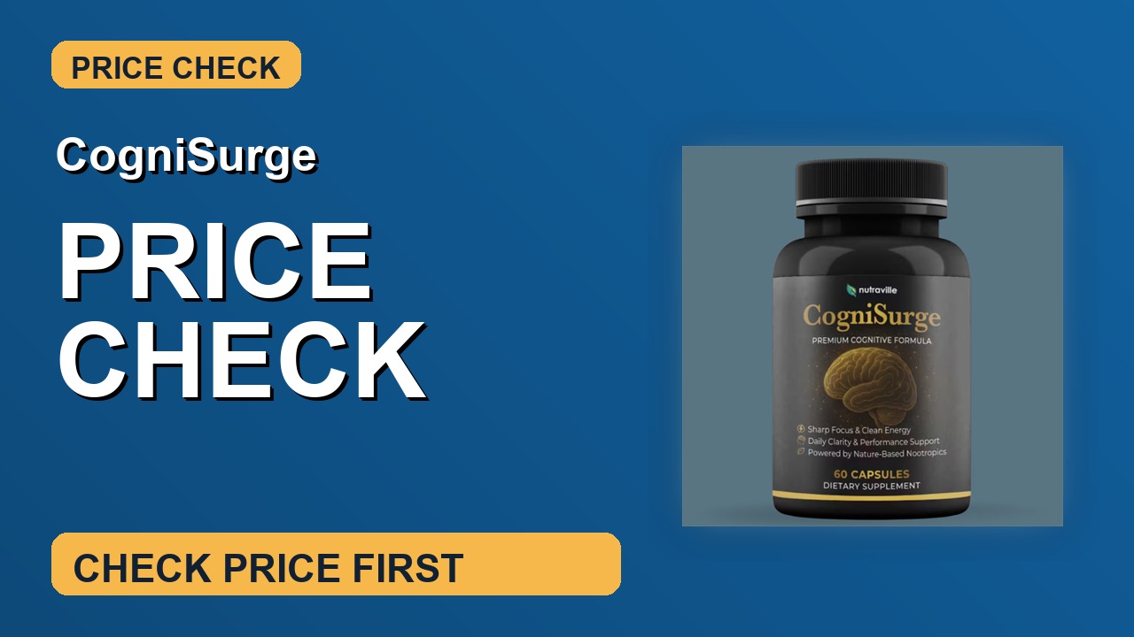 CogniSurge Price Check thumbnail