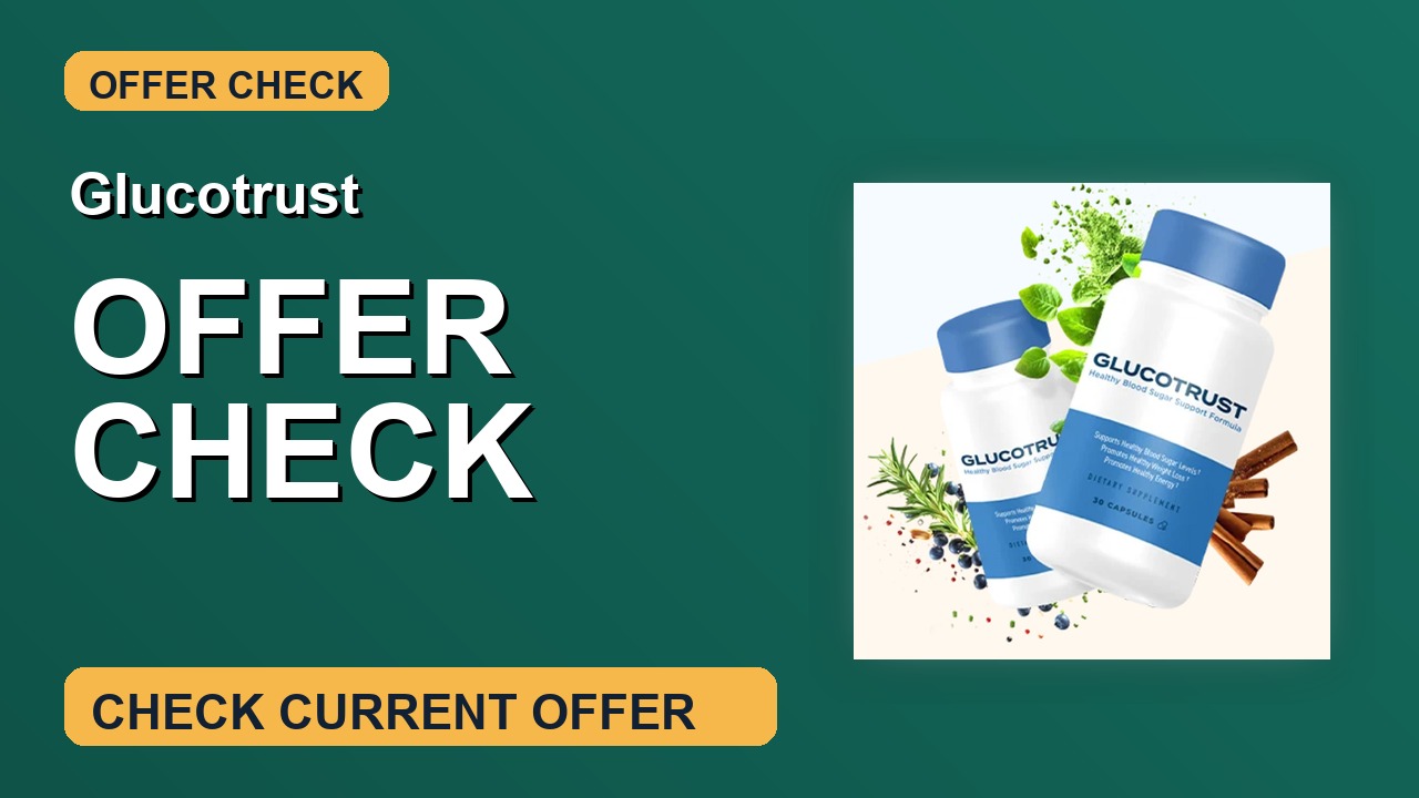 Glucotrust Discount Check thumbnail