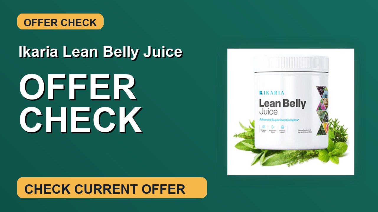 Ikaria Lean Belly Juice Discount Check thumbnail