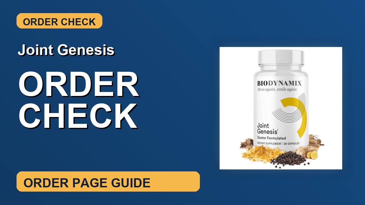 Joint Genesis Order Check thumbnail