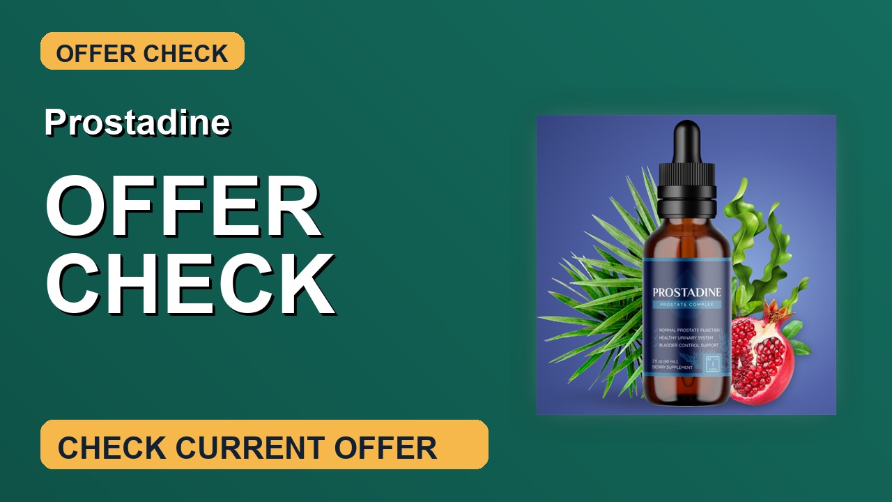 Prostadine Discount Check thumbnail