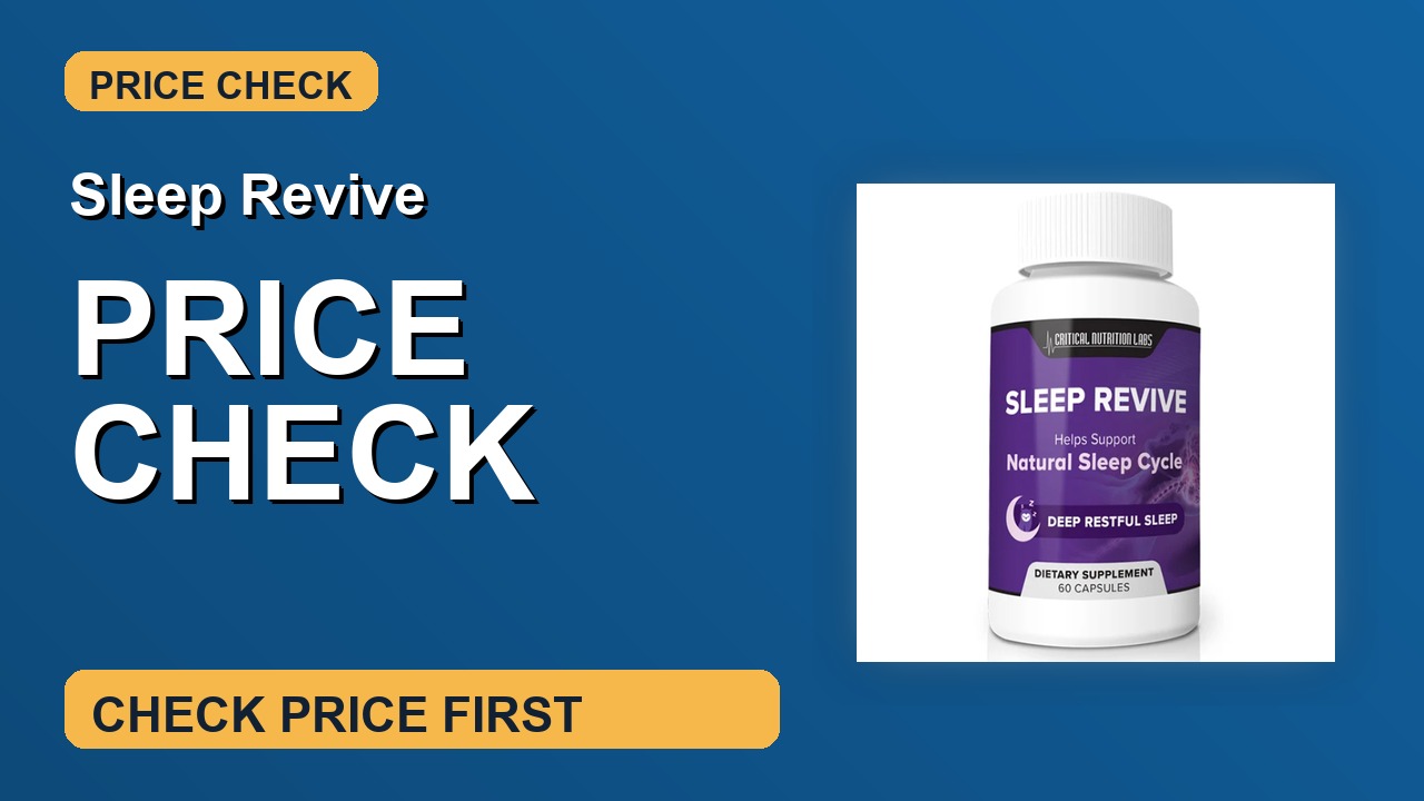 Sleep Revive Price Check thumbnail