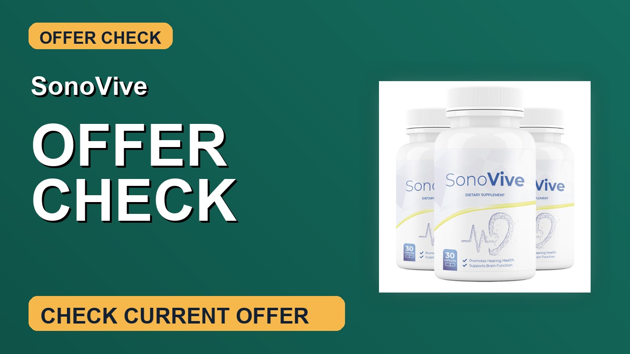SonoVive Discount Check thumbnail