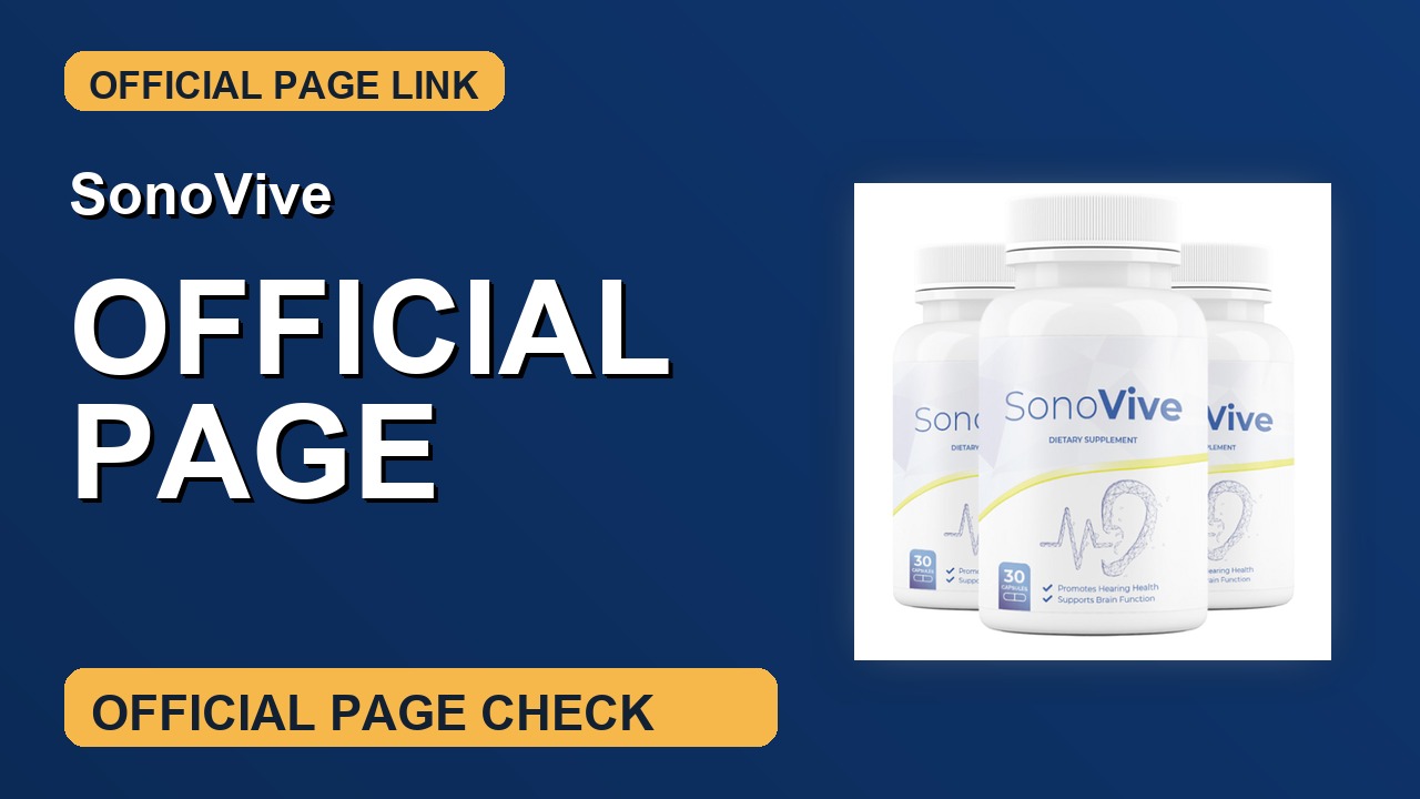 SonoVive Official Website Check thumbnail