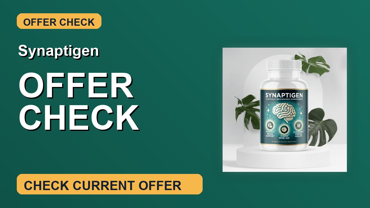 Synaptigen Discount Check thumbnail