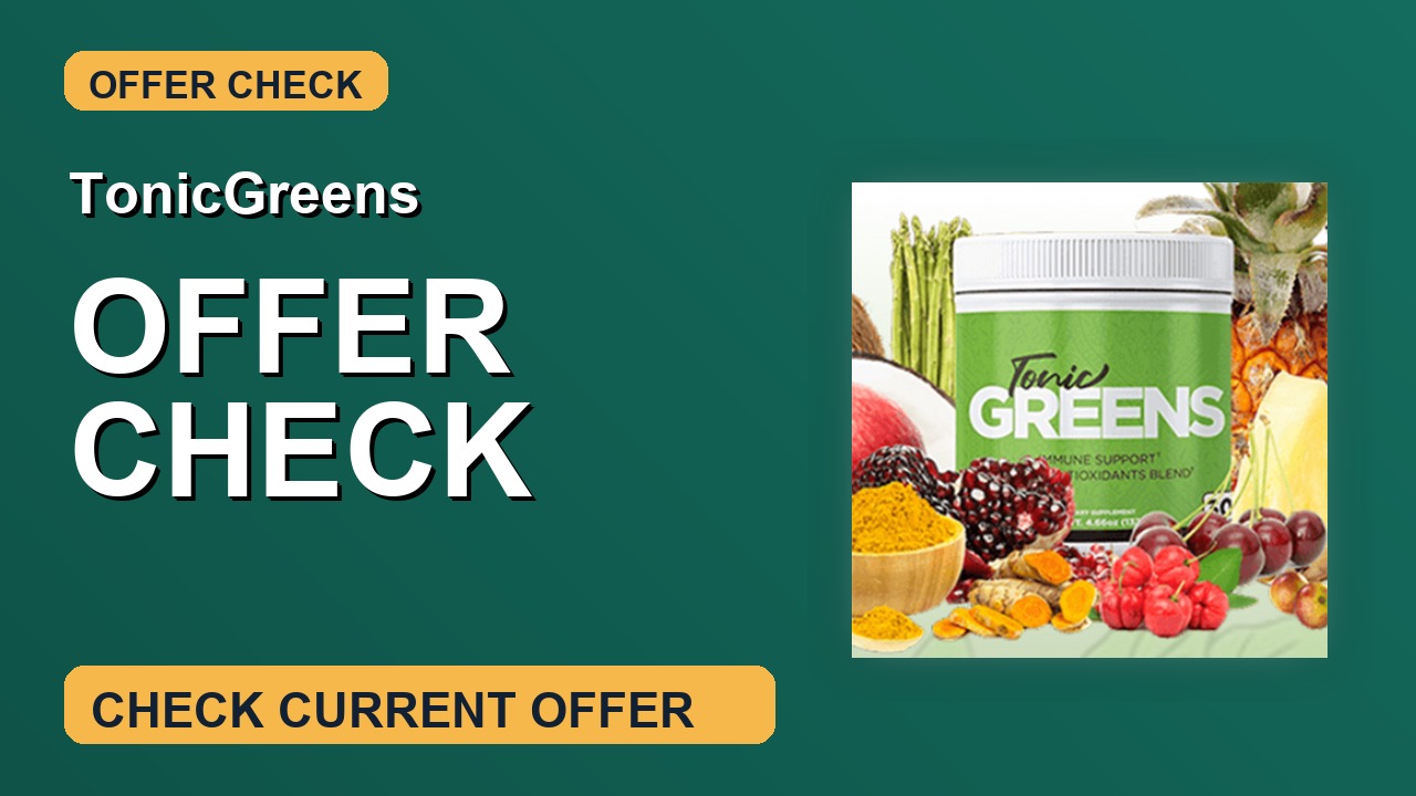 TonicGreens Discount Check thumbnail