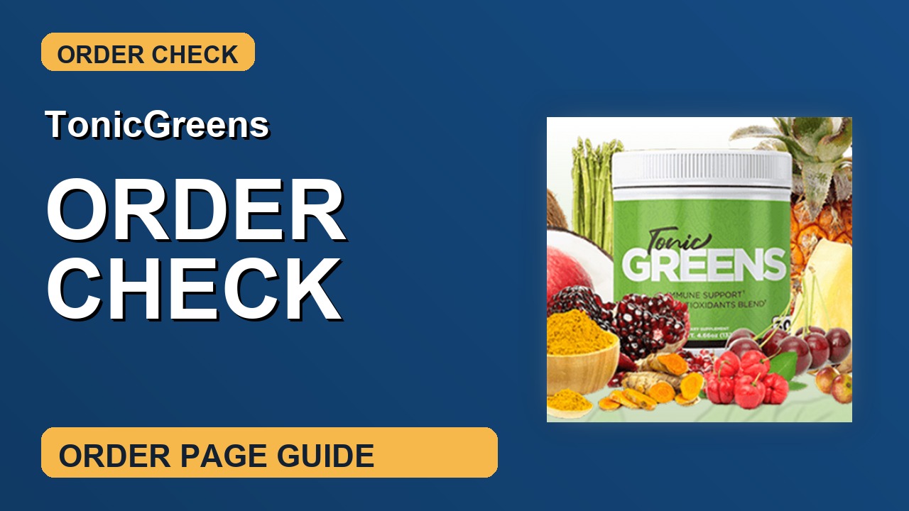 TonicGreens Order Check thumbnail